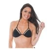 Bikini Triangeloberteil In Schwarz – Strappy Preto -Bestes Bademoden Geschäft 19810954921 MODEL FRONT 525 500 defined1