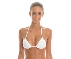Bikini Triangel Oberteil Weiß – Soutien Branco