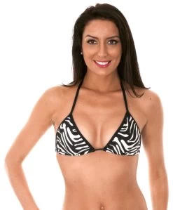 Bikini Triangel Oberteil Zebra – Soutien Zebrado -Bestes Bademoden Geschäft T 1789022080351 MODEL FRONT1 e1520253525251