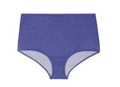 Blau Schimmernde Lurex Bikinihose, Hochtailliertet – Calcinha Radiante Azul Marinho Hot Pant -Bestes Bademoden Geschäft bottom calcinha radiante azul marinho hot pant 01 e1530279527676