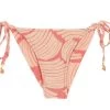 Scrunch Bikinihose Rosa Gemustert, Mit Accessoire – Bottom Banana Rose Bra -Bestes Bademoden Geschäft bottom riodesol bottom banana rose bra 01