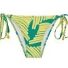 Grün Gelbgemusterte Bikinihose Mit Accessoire – Bottom Banana Yellow Invisible -Bestes Bademoden Geschäft bottom riodesol bottom banana yellow invisible 01