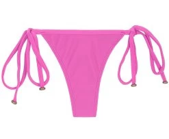 String Bikinihöschen Rosa Zum Verknoten, Mit Accessoires – Bottom Bikini Tri Micro -Bestes Bademoden Geschäft bottom riodesol bottom bikini tri micro 01
