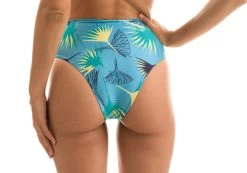 Hochtaillierte Bikinihose, Hellblau Gemustert – Bottom Flower Geometric Reto -Bestes Bademoden Geschäft bottom riodesol bottom flower geometric reto 21