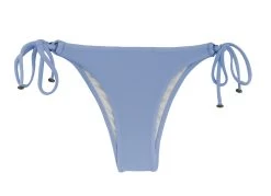 Denimblaue Scrunch Bikinihose Mit Accessoire – Bottom Garoa Tri Arg