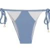 Gefütterte Bikinihose Weiß Blau – Bottom Garoa White Tri -Bestes Bademoden Geschäft bottom riodesol bottom garoa white tri 01