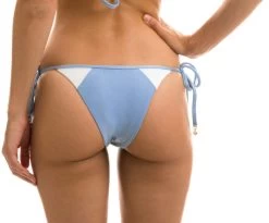 Gefütterte Bikinihose Weiß Blau – Bottom Garoa White Tri -Bestes Bademoden Geschäft bottom riodesol bottom garoa white tri 21