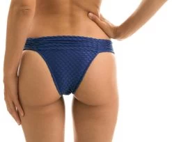 Blau Texturierte Bikinihose Mit Reliefeffekt – Bottom Kiwanda Denim Bandeau -Bestes Bademoden Geschäft bottom riodesol bottom kiwanda denim bandeau 21