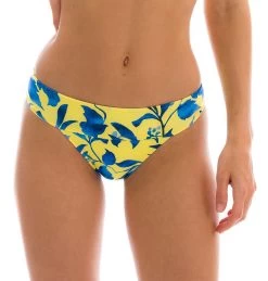 Gelbe Bikinihihose Mit Blauer Musterung – Bottom Lemon Flower Cos Comfort -Bestes Bademoden Geschäft bottom riodesol bottom lemon flower cos comfort 11