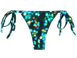 Bikini String Schwarz Gemustert – Bottom Luce Micro -Bestes Bademoden Geschäft bottom riodesol bottom luce micro 01