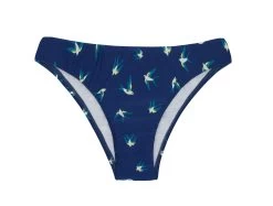 Marineblaue Feste Bikinihose Mit Vogelmotiv – Bottom Seabird Bandeau