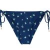 Marineblaue Scrunch Bikinihose Mit Vogelmotiv – Bottom Seabird Cheeky Comfort -Bestes Bademoden Geschäft bottom riodesol bottom seabird cheeky comfort 01