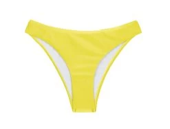 Zitronengelbe Bikinihose, Hoher Beinausschnitt – Bottom Strega Reto