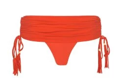 Röckchenartiger Roter Bikinislip Mit Pompons – Calcinha Ambra Jupe Urucum -Bestes Bademoden Geschäft bottom riodesol calcinha ambra jupe urucum 001 e1520251872170