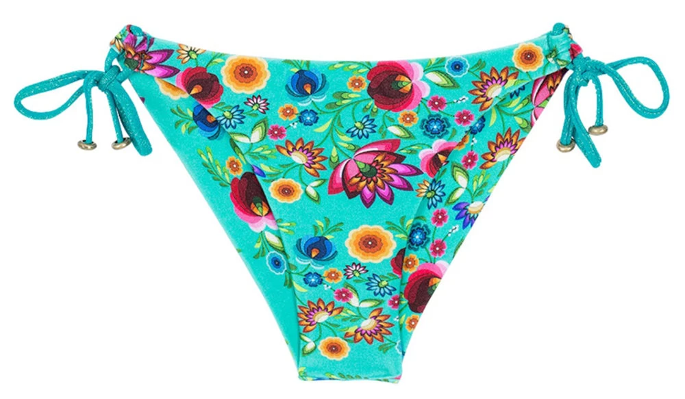 Bikinihose, Geblümt Mit Lurexschnur – Calcinha Bloom Balconet 7 Bikinihose, Geblümt Mit Lurexschnur – Calcinha Bloom Balconet – Bild 5