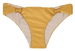 Goldene Verstellbare Bikinihose Mit Stoffringe – Calcinha Gold Cortinao -Bestes Bademoden Geschäft bottom riodesol calcinha gold cortinao 01
