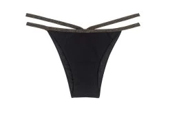 Schwarze Strappy Bikinihose Lurex – Calcinha Radiante Cropped Neck -Bestes Bademoden Geschäft bottom riodesol calcinha radiante cropped neck 01 e1520009258169