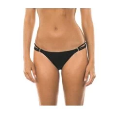 Bikini Tangahöschen, Schwarz, Mit Mehrfachbändern – Calcinha Tiras Trio
