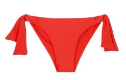 Orangerote Bikinihose Mit Seitenschnüren – Calcinha Urucum Babado -Bestes Bademoden Geschäft bottom riodesol calcinha urucum babado 01 e1520341774264