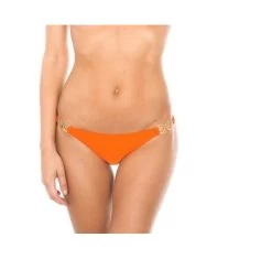 Bikini Slip Orange Mit Schmuckringen – King Trio