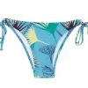 Blaues Bikinihöschen Mit Geoprint – Bottom Flower Geometric Transpassado -Bestes Bademoden Geschäft bottom riodesol transpassado 01