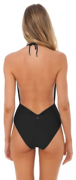 Schwarz Glänzender Badeanzug Despi – Eyelet Op Black 7 Schwarz Glänzender Badeanzug Despi – Eyelet Op Black -Bestes Bademoden Geschäft onepiece despi eyelet op black 11