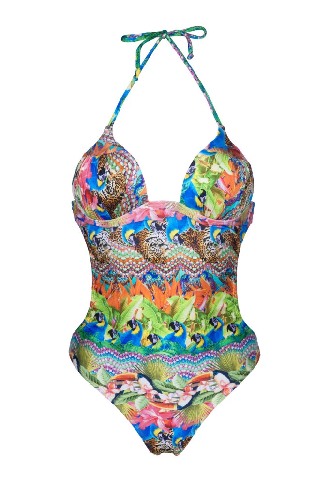 Trikini Mit Cups, Tropisch Farbenprächtig – Annumbi 6 Trikini Mit Cups, Tropisch Farbenprächtig – Annumbi – Bild 4