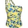 Gelber Asymetrischer Badeanzug Mit Musterung – Lemon Flower One Shoulder 2 Gelber Asymetrischer Badeanzug Mit Musterung – Lemon Flower One Shoulder -Bestes Bademoden Geschäft onepiece riodesol lemon flower one shoulder 01