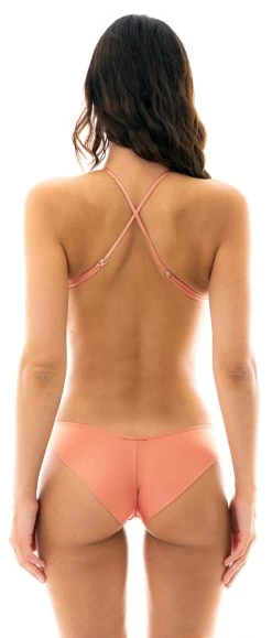 Trikini Mit Hohem Halsausschnitt Pfirsichrosa – Rose Body Decote -Bestes Bademoden Geschäft onepiece riodesol rose body decote 21