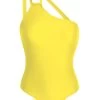 Gelber Badeanzug Asymmetrisch – Strega One Shoulder -Bestes Bademoden Geschäft onepiece riodesol strega one shoulder 01