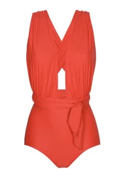 Roter Einteiliger Badeanzug Mit Tiefem Dekolleté – Vegas Urucum -Bestes Bademoden Geschäft onepiece riodesol vegas urucum 01 e1520257595217