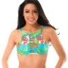 Blau Geblümtes Strappy Crop-Top – Soutien Aloha Cropped Tiras -Bestes Bademoden Geschäft top riodesol soutien aloha cropped tiras 11 e1520255885796