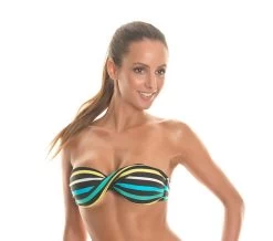 Bikini Bandeau Oberteil Gestreift – Soutien Galaxy