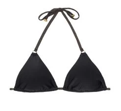 Schwarz Goldenes Bikini Triangel Oberteil – Soutien Radiante Black Tri -Bestes Bademoden Geschäft top riodesol soutien radiante black tri 01 e1520009421665