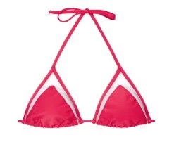 Triangel Bikinitop Dunkelrosa Mit Tüll – Strappy Frutilly -Bestes Bademoden Geschäft top riodesol strappy frutilly 01 e1520253077861