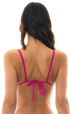 Rosa Triangel Bikini Top Mit Geraden Trägern – Top Amaranto Arg Fixo -Bestes Bademoden Geschäft top riodesol top amaranto arg fixo 21