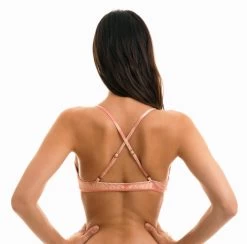 Rosagemustertes Triangeltop Kreuzträger – Top Banana Rose Micro -Bestes Bademoden Geschäft top riodesol top banana rose micro 21