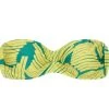Grün Gemustertes Bandeau Top – Plissiert – Top Banana Yellow Bandeau -Bestes Bademoden Geschäft top riodesol top banana yellow bandeau 01