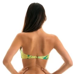 Grün Gemustertes Bandeau Top – Plissiert – Top Banana Yellow Bandeau -Bestes Bademoden Geschäft top riodesol top banana yellow bandeau 21