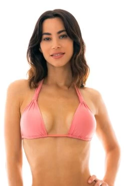 Rosafarbenes Verstellbares Triangel-Top – Bottom Bella Cortinao