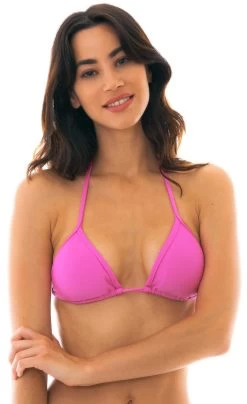 Triangle Bikini-Top Rosa Und Verstellbar – Top Bikini Tri