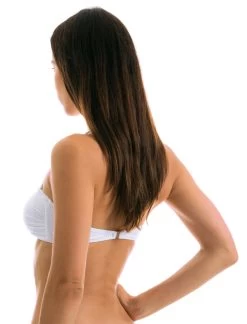 Weißes Texturiertes Bandeau Top, Plissiert – Top Cloque Branco Bandeau -Bestes Bademoden Geschäft top riodesol top cloque branco bandeau 31