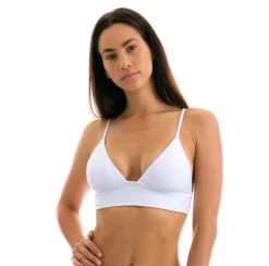Brazil Bustier Top, Weiß Texturiert – Top Cloque Branco Tri Cos -Bestes Bademoden Geschäft top riodesol top cloque branco tri cos 11