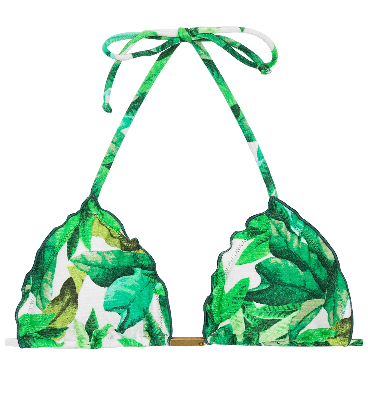 Bikinitop Triangelform Mit Blättermuster – Top Folhagem Frufru 6 Bikinitop Triangelform Mit Blättermuster – Top Folhagem Frufru – Bild 4