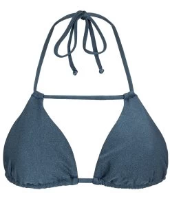 Schieferblaues Triangel Top Mit Riemchen – Top Galaxia Detail -Bestes Bademoden Geschäft top riodesol top galaxia detail 01