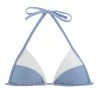 Bikini Triangel-Top, Blau-weiß, Gefüttert – Top Garoa White Tri -Bestes Bademoden Geschäft top riodesol top garoa white tri 01