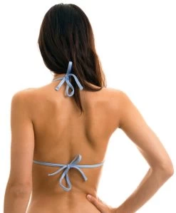Bikini Triangel-Top, Blau-weiß, Gefüttert – Top Garoa White Tri -Bestes Bademoden Geschäft top riodesol top garoa white tri 21