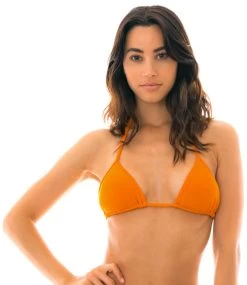 Orangefarbenes Triangle-Top Verschiebbar – Top Itaparica Tri