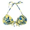 Balconette Push Up Gelb, Blau – Top Lemon Flower Comfort -Bestes Bademoden Geschäft top riodesol top lemon flower comfort 01