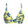 Gelbes Bustier Top Blau Gemustert – Top Lemon Flower Tri Cos -Bestes Bademoden Geschäft top riodesol top lemon flower tri cos 01